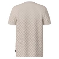 JOOP! Herren T-Shirt - Davison, Rundhals, Kurzarm, Allover Print Beige M