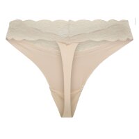 ONLY Womens Thongs, 6-Pack - ONLCHLOE LACE THONG, Lace Beige XS (X-Small)