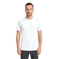 OLYMP Mens T-Shirts, Round Neck, 2-Pack - Bodywear, Modern Fit, Cotton Withe M (Medium)
