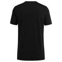 OLYMP Herren T-Shirts, Rundhals, 2er Pack - Bodywear, Modern Fit, Baumwolle Schwarz S