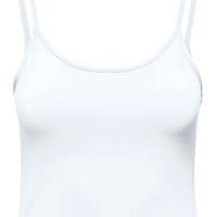 ONLY Womens Spaghetti Top pack of 3 - ONLEA NEW SINGLET JRS, undershirt, stretch White S (Small)