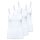 ONLY Womens Spaghetti Top pack of 3 - ONLEA NEW SINGLET JRS, undershirt, stretch White S (Small)