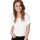ONLY Womens T-shirt, short-sleeved pack of 3 - ONLMOSTER O-NECK TOP, round neck, viscose blend stretch White XS (X-Small)