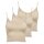 ONLY Womens Cropped Top pack of 3 - ONLVICKY LACE SEAMLESS CROPPED TOP, Strapless Top, Lace Beige XS/S (X-Small/Small)