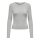 ONLY Damen Langarmshirt 3er Pack - ONLRILEY O-NECK TOP, Longsleeve, Rundhals, Cotton Stretch Grau XS