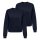 ONLY Womens Sweatshirt pack of 2 - ONLSWEAT LIFE CREW OVERSIZE SWT, Round Neck, Cotton Blend Blue S (Small)