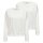 ONLY Womens Sweatshirt pack of 2 - ONLSWEAT LIFE CREW OVERSIZE SWT, Round Neck, Cotton Blend White M (Medium)