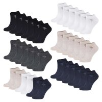 JOOP! Damen Sneakersocken, 6er Pack - Daily Glam Organic...