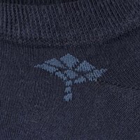 JOOP! womens sneaker socks, 6-pack - Daily Glam Organic GOTS Sneaker, cotton blend, plain Dark Blue 35-38 (UK 3-5,5)