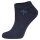 JOOP! Damen Sneakersocken, 6er Pack - Daily Glam Organic GOTS Sneaker, Baumwoll-Mix, uni Dunkelblau 35-38