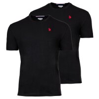 U.S. POLO ASSN. Herren T-Shirt 2er Pack - Rundhals,...