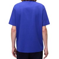 NAPAPIJRI Men T-shirt - S-SMALL BOX, round neck, cotton, logo, plain colour Blue L (Large)