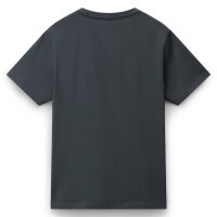NAPAPIJRI Herren T-Shirt - SALIS, Small Flag, Rundhals, Regular Fit, Baumwolle, einfarbig Grün (Urban) M