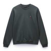 NAPAPIJRI Herren Sweatshirt - BALIS CREW 1, Small Flag, Rundhals, Regular Fit, warm gefüttert, einfarbig Grün M