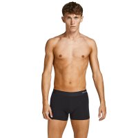 JACK&JONES Herren Boxershorts, 6er Pack - JACBASIC BAMBOO TRUNKS, Viskose-Baumwoll-Mix Schwarz S