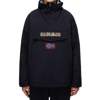 NAPAPIJRI Herren Winterjacke - RAINFOREST WINTER 3, Iconic, Logo, Regular Fit, einfarbig Schwarz 2XL