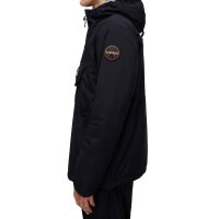 NAPAPIJRI Herren Winterjacke - RAINFOREST WINTER 3, Iconic, Logo, Regular Fit, einfarbig Schwarz 2XL