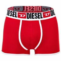 DIESEL Herren Boxershorts, 3er Pack - DANILO-D-CORE, Boxer, Trunks, Cotton Stretch Blau/Rot/Weiß M