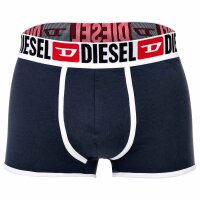 DIESEL Herren Boxershorts, 3er Pack - DANILO-D-CORE, Boxer, Trunks, Cotton Stretch Blau/Rot/Weiß M