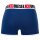 DIESEL Herren Boxershorts, 3er Pack - DANILO-D-CORE, Boxer, Trunks, Cotton Stretch Blau/Rot/Weiß M