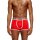 DIESEL Herren Boxershorts, 3er Pack - DANILO-D-CORE, Boxer, Trunks, Cotton Stretch Blau/Rot/Weiß M