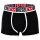 DIESEL Herren Boxershorts, 3er Pack - DANILO-D-CORE, Boxer, Trunks, Cotton Stretch Schwarz/Blau/Rosa M