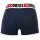 DIESEL Mens Boxer Shorts, 3-Pack - DANILO-D-CORE, Boxers, Trunks, Cotton Stretch Black/Blue/Pink M (Medium)