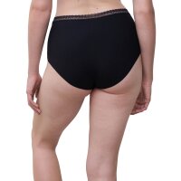 Chantelle Damen Taillen-Slip 2er Pack - Cozy Chic, unsichtbar, atmungsaktiv Schwarz M