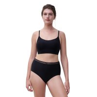 Chantelle Damen Taillen-Slip 2er Pack - Cozy Chic, unsichtbar, atmungsaktiv Schwarz S