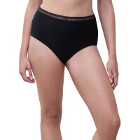 Chantelle Women Waist Brief pack of 2 - Cozy Chic, invisible, breathable Black S (Small)