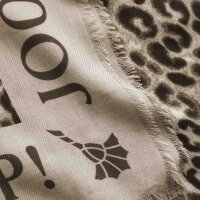 JOOP! Damen Schal - Aira, Webschal, Leoparden-Muster Dunkelbraun/Beige One Size