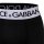 DOLCE & GABBANA Herren Boxershorts - Continuative Regular Boxer, Stretch Baumwolle, Logobund Schwarz L