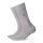 Burlington Ladies Socks BLOOMSBURY - New Wool, Plain, Logo, One Size, 36-41 Grey