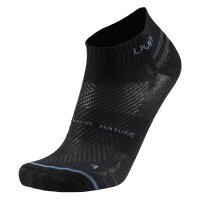 UYN unisex sneaker socks, 6-pack - Everyday Low Cut Socks, logo, single-coloured. Black 35-38 (2.5-5 UK)