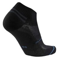 UYN unisex sneaker socks, 6-pack - Everyday Low Cut Socks, logo, single-coloured. Black 42-44
