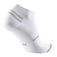 UYN Unisex Sneakersocken, 6er Pack - Everyday Low Cut Socks, Logo, einfarbig Weiß 35-38