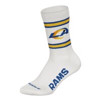 NFL Unisex Socken, 3er Pack - NFL Teams, 3Pack Crew Socks, Football, Logo, Baumwollmischung LA Rams 43-46