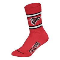 NFL Unisex Socken, 3er Pack - NFL Teams, 3Pack Crew Socks, Football, Logo, Baumwollmischung Atlanta Falcons 43-46