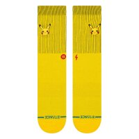 STANCE Unisex Socks - PIKACHU, Logo, Crew Socks, Pokemon Yellow 38-42