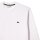 LACOSTE Mens Sweatshirt, Round Neck - Fleece, Classic Fit, Logo, Cotton Blend White S (Small)