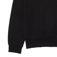 LACOSTE Mens Sweatshirt, Round Neck - Fleece, Classic Fit, Logo, Cotton Blend Black S (Small)