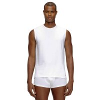 DIESEL Mens Tank Tops, 2-Pack - TOM-UTL, Cotton, Solid Color White M (Medium)