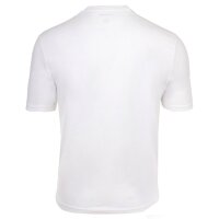 LACOSTE Mens T-shirt, round neck - classic fit, cotton, logo, plain colour White S (Small)