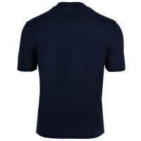 LACOSTE Herren T-Shirt, Rundhals - Classic Fit, Baumwolle, Logo, einfarbig Blau M