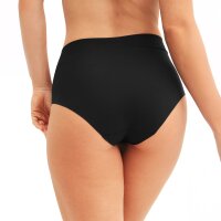 CALIDA Damen Midi-Slip - Natural Skin, Unterhose, einfarbig Schwarz XS (36/38)