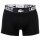 LACOSTE mens boxer shorts, 3-pack - trunks, cotton stretch, logo waistband Black S (Small)