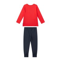 Sanetta Boys Pyjamas, Long - Kids, Fire Brigade, Single Jersey Red/Blue 104