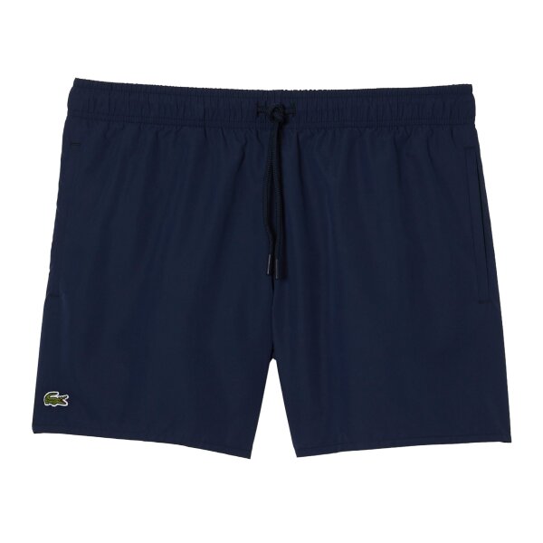 LACOSTE Mens Swim Shorts - Swim shorts, swimwear, quick-drying, logo, plain Dark blue 2XL (XX-Large)