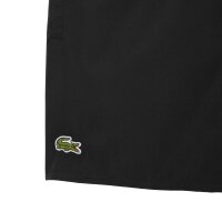 LACOSTE Mens Swim Shorts - Swim shorts, swimwear, quick-drying, logo, plain Black M (Medium)