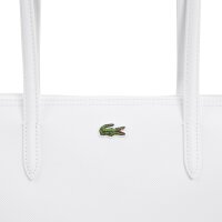 LACOSTE Damen Handtasche - L1212 Core Essentials Shopping Bag, 30x34x14cm (HxBxT) Weiß